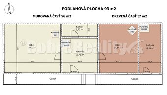 PREDAJ: Chalúpka na Dedine s pekným pozemkom pri potoku, 93  - 15