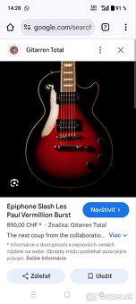 Epiphone Slash Les Paul Standart Vermillion Burst - 15