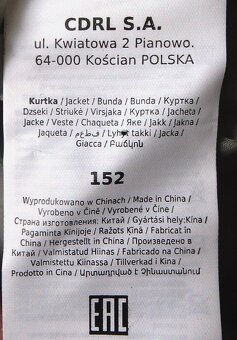 Šedo čierna vetrovka COCCODRILLO, v. M/L,v.152-164 - 15
