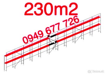 Predám lešenie kvalitne ,certifikované , pozink - 15