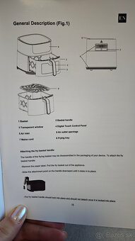 Teplovzdušná fritéza ICEAGLE AIR FRYER AF-ZE8007-A - 15