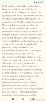 Športový kočík Petite&Mars Royal Ocean Blue - 15