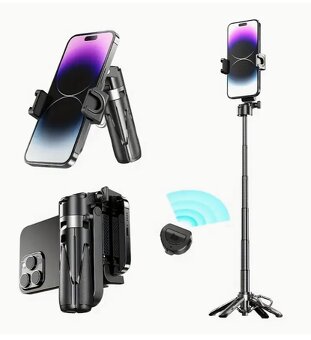 Predám selfie tyč na mobil s magnetom a stojanom - 15