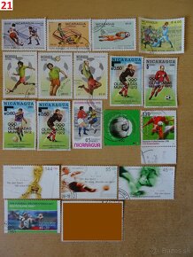 Nádherné poštové známky FUTBAL - 15