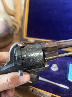 Historický revolver lefaux 12mm v kazete - 15