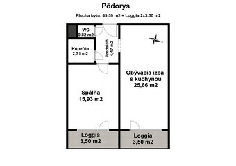 2-izbový byt v blízkosti dostihovej dráhy - 15
