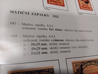 Staré zápalky. SOLO Sušice - 15