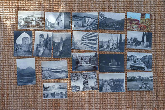 Sada 240 historických talianskych čiernobielych pohľadníc - 15