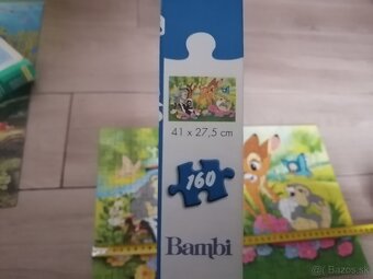 Puzzle Hľadá sa Dory, Macko PU, Bambi, Minnie, Ebchantimals - 15