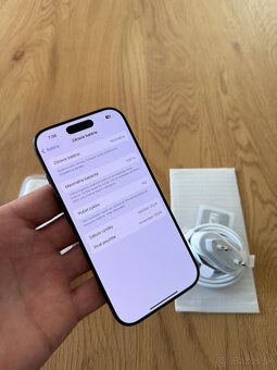iPhone 16 Pro 128 gb Black Titanium v záruke +príslušenstvo - 15