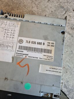 Tlačidlá, ovládanie svetiel, páčky, podvozku VW Touareg 7l - 15