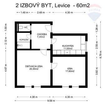 Predaj 2-izb. byt Levice - 15
