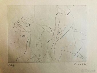 E. Nevan - Odpočívající tanečnice (12 grafík), 1946 - 15