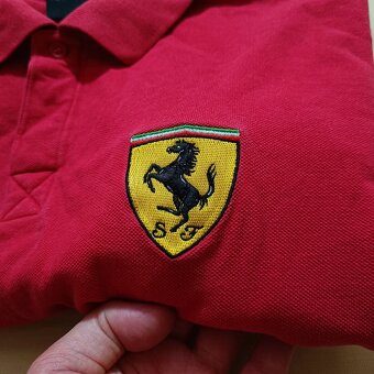 Ferrari červená polokošeľa s krátkym rukávom official tričko - 15