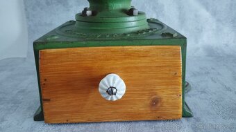 Velmi starý, velký kupecký mlyncek na kávu Leinbrock IDEAL n - 15