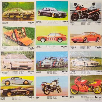 Obrázky áut zo žuvačiek Kent Turbo - 15