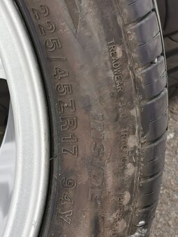 Elektrony 5x112 r17 skoda original s pneu letne 225/45r17 - 15