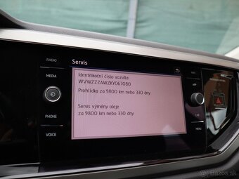 VW Polo 1.0 MPi 2019, 20 932km, Virtual, Kamera - 15