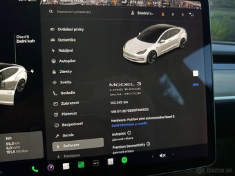 Tesla 3 Long Range Dual Motor 75kWh|142.000km|Odpočet DPH - 15