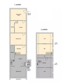 2 byty v RD, Vajnory, Roľnícka, spoločný dvor, všetky siete - 15