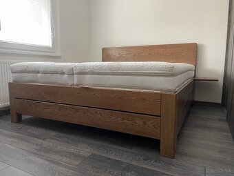 Dubová posteľ s úložným priestorom - 15