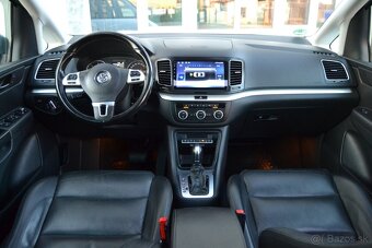 VW SHARAN 2.0 TDI, PANORÁMA, KOŽA, BIXENÓN, 7 MIESTNE, ŤAŽNÉ - 15