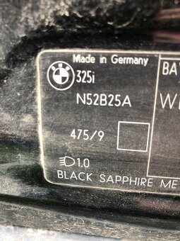 Díly z Bmw 325i e90 2005 160kw motor bere olej - 15