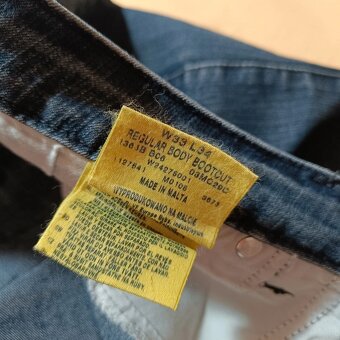 Wrangler džínsy regular body bootcut modré W33 L34 - 15
