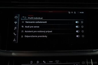 Audi Q8 50 3.0 TDI mHEV quattro tiptronic Matrix svetlá Doť - 15