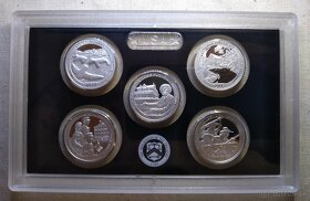 8x Strieborných proof sád "America the Beautiful" 2010-201 - 15