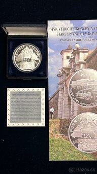 Slovenske mince proof, striebro, korunova mena. - 15