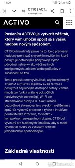 MP3 prehrávač Activo CT10 - modell APP11.. - 15