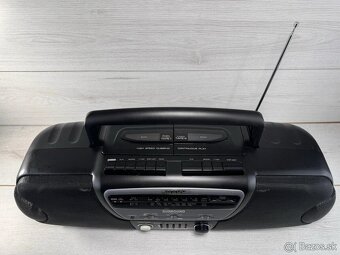 X- BASS dvojkazetový Rádiomagnetofón SHARP SURROUND - 15