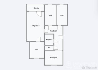 BOSEN | 4 izbový  byt s novou kuchyňou v Piešťanoch - 15