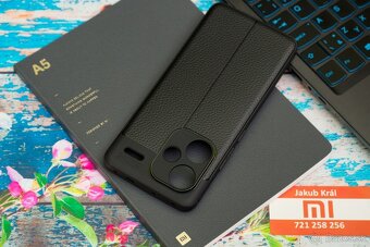 Puzdro s koženkovým vzorom pre Xiaomi / Redmi / Poco - 15