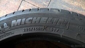 LETNÉ 225/45 R17 CONTINENTAL DUNLOP a MICHELIN OD 50-€/sada - 15