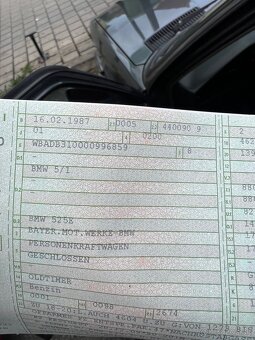 BMW E28 525 eta M20B27 - 15