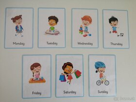 HANDMADE Montessori edukačné kartičky, rôzne sety (NOVÉ) - 15
