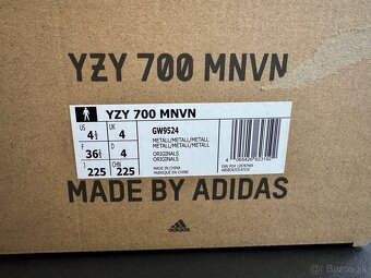 Adidas Yeezy 700 MNVN metal veľ. 36,5 - 15