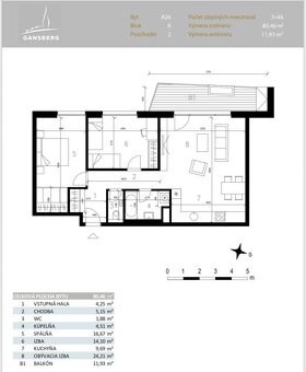 THE HOME ︱ PREDAJ Nadštandardný 3-izb. byt v projekte Gansbe - 15