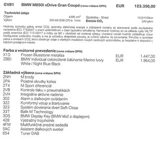 BMW rad 8 Gran Coupé M850i xDrive Individual v Záruke - 15