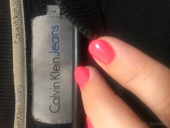 CALVIN KLEIN originál pánska mikinka/metalická L/XL - 15