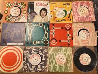 Súprava Supraphon SL21 a Tesla 532A Echo + platne - 15