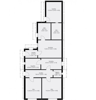 Na predaj rodinný dom s projektom na rekonštrukciu v Mýtnej - 15