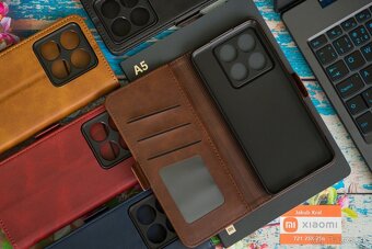 Zatváracie puzdro s bočným pásikom pre Xiaomi, Redmi a Poco - 15