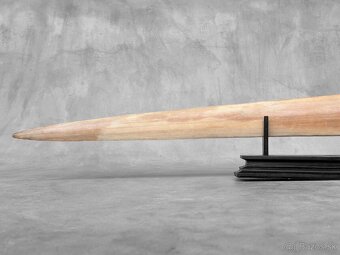 Ručne vyrezávaný Meč z mečúňa na stojane - Tiger a Drak 89cm - 15