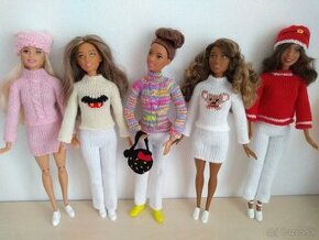 Čivava na roláku pre bábiky barbie šaty sukne oblečenie - 15