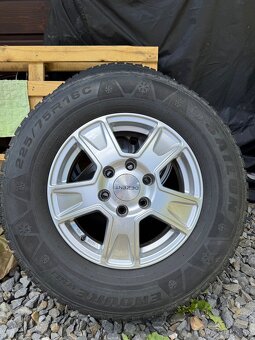 Kolesá DEZENT Van 6x130 ET62 + zimné pneu 225/75 r16 C - 15