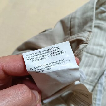 Hugo Boss béžové plátené nohavice chino pants W34 L32 - 15