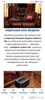 JBL Authentics 200 - nový bluetooth reproduktor sk záruka. - 15